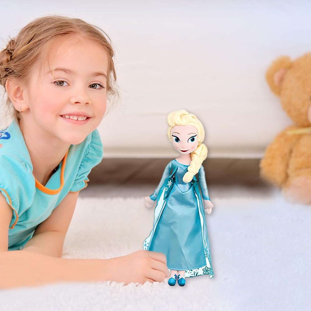 OCDSLYGB Elsa Plush Toy,Medium Soft Toy,Animals Figures Plush,Fro-zen Cartoon Plush Doll Plush Gifts,Elsa Animals Plush Figure Collection Children For Boys And Girls And Game Lovers - 40cm, TDD1181A - Image 5
