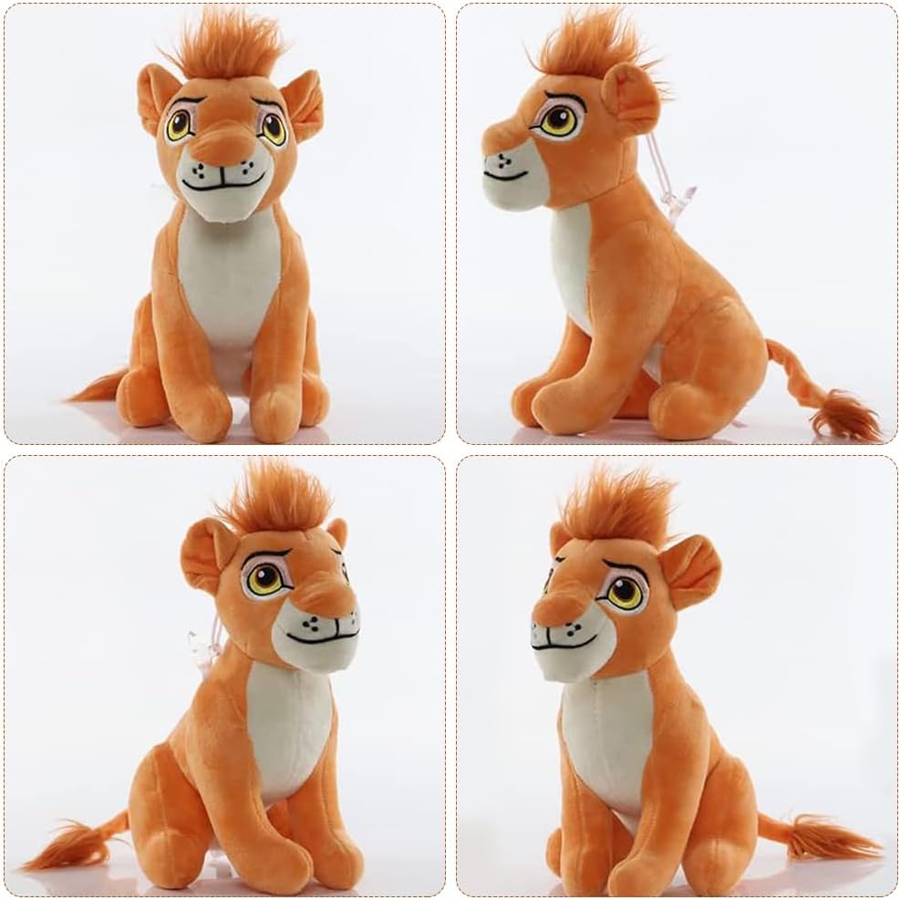 Lion King Plush Toys, 2 Pcs King Of The Lions Doll Cuddly Toy Lion Super Soft Simba Stuffed Animal Plush Toy Nala Plush Doll Cushion For Kids Birthday Plush Toys Gifts Or Fans Collectible 23cm - Image 3