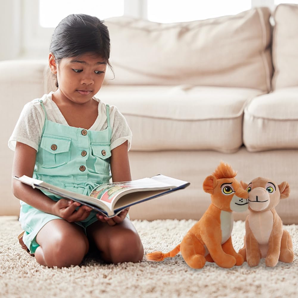 Lion King Plush Toys, 2 Pcs King Of The Lions Doll Cuddly Toy Lion Super Soft Simba Stuffed Animal Plush Toy Nala Plush Doll Cushion For Kids Birthday Plush Toys Gifts Or Fans Collectible 23cm - Image 6