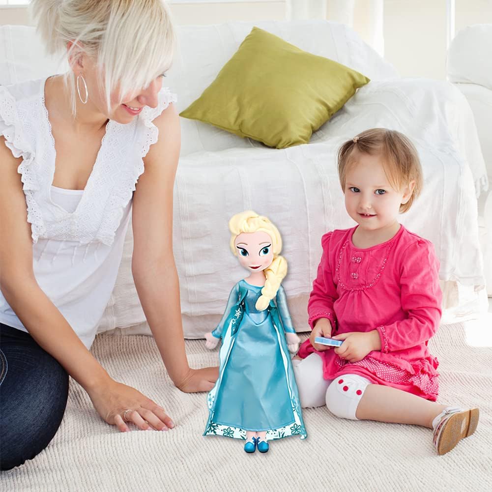 OCDSLYGB Elsa Plush Toy,Medium Soft Toy,Animals Figures Plush,Fro-zen Cartoon Plush Doll Plush Gifts,Elsa Animals Plush Figure Collection Children For Boys And Girls And Game Lovers - 40cm, TDD1181A - Image 7