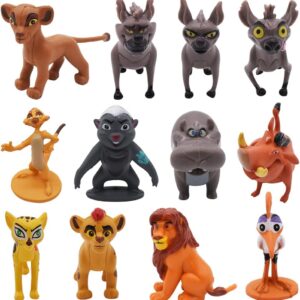 Lion King Figures for Cake Toppers Lion King Mini Figures Set Cake Decoration Action Figures Lion King Birthday Decorations Landscape Ornaments Office Home Decor Party Favors for Kids Birthday P