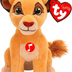 Ty TY41088 King Lion Musical Simba Soft Toy 15 cm Multi-Coloured