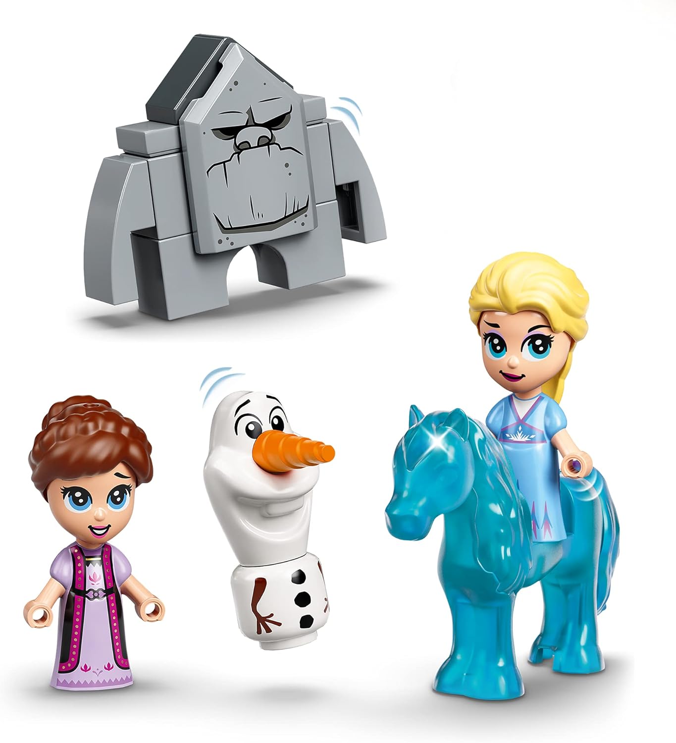 LEGO 43189 Disney Frozen 2 Elsa and the Nokk Storybook, Adventures Portable Playset, Travel Toys, Gifts for 5 Plus Year Old Kids, Girls & Boys with Micro Doll - Image 4