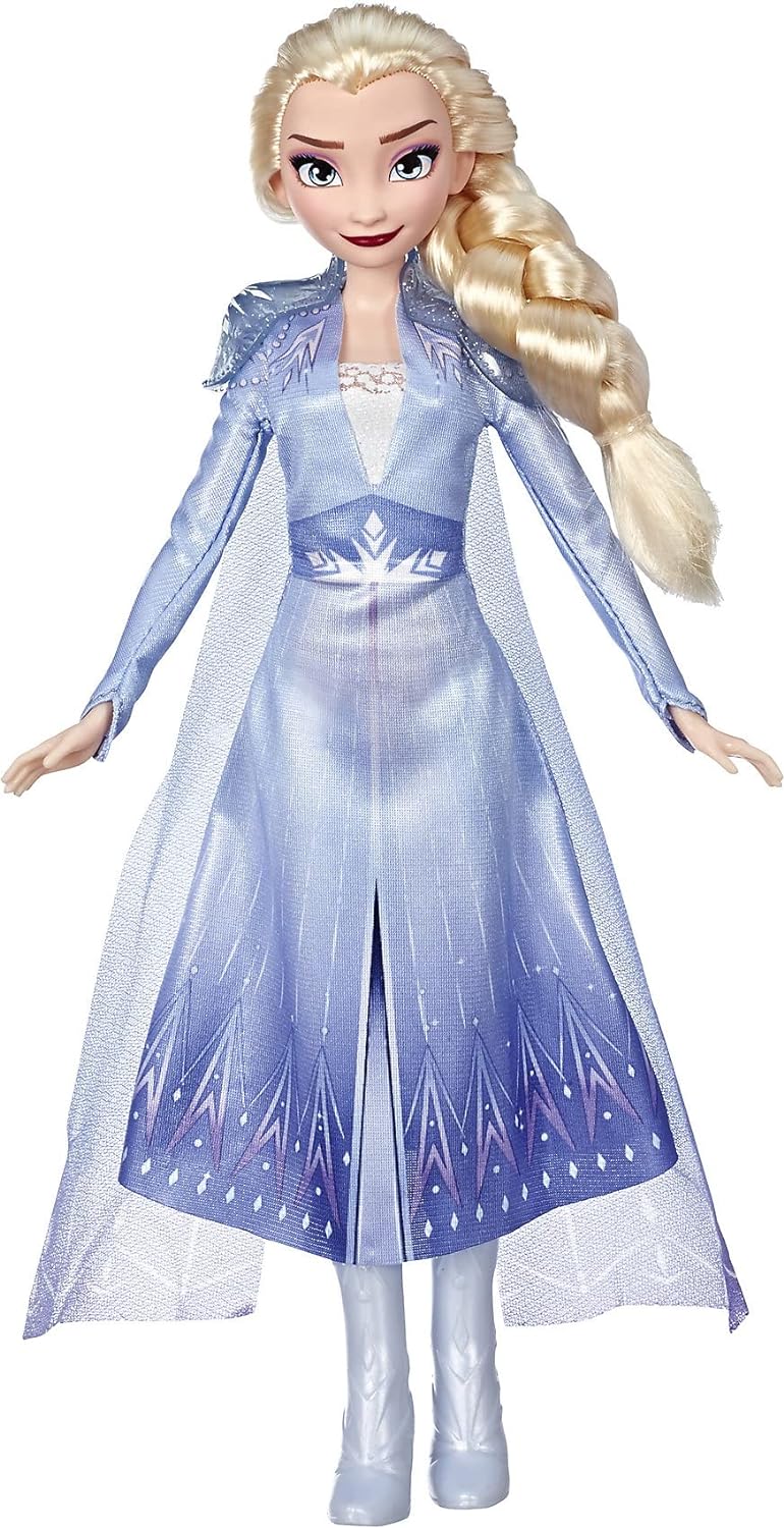 Disney Frozen Elsa Fashion Doll With Long Blonde Hair and Blue Outfit Inspired by Frozen 2 – Toy for Kids 3 Years Old and Up