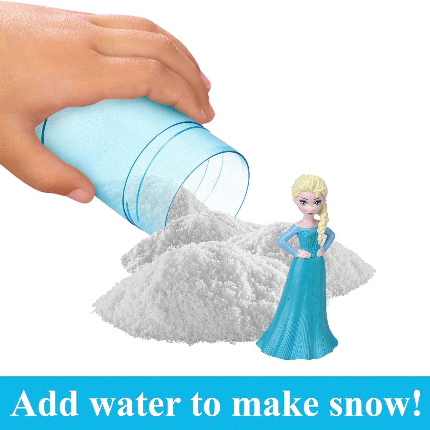 Mattel Disney Frozen Snow Colour Reveal, Includes Powder and 6 Surprise Movie Characters Including Anna, Elsa, and Olaf, Disney Doll Accessories, Toys for Ages 3 and Up, HMB83 - Image 4