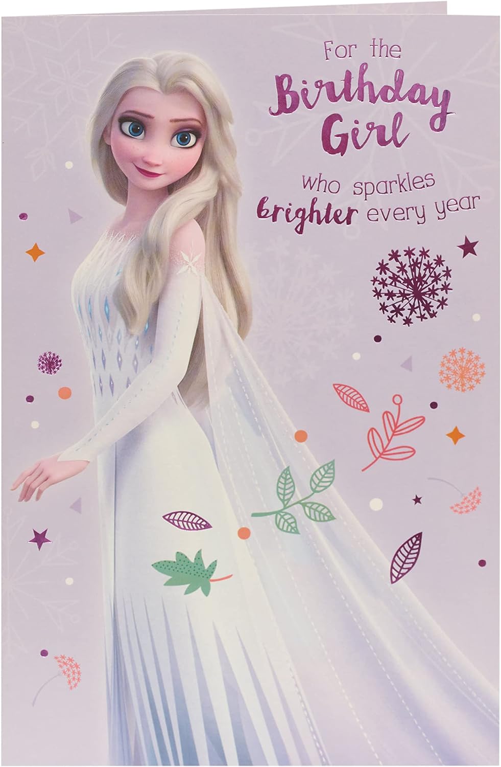 Princess Elsa Birthday Card - Disney Princess Birthday Card - Frozen Birthday Girl Card - Birthday Card Girls - Image 5