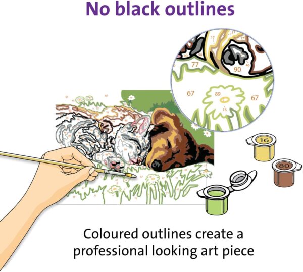 Ravensburger CreArt Disney Lion King Paint By Numbers Kits for Children & Adults Ages 7 Years Up - Kids Craft Set - Image 6