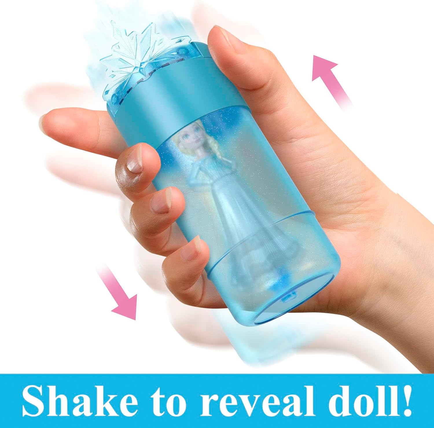 Mattel Disney Frozen Snow Colour Reveal, Includes Powder and 6 Surprise Movie Characters Including Anna, Elsa, and Olaf, Disney Doll Accessories, Toys for Ages 3 and Up, HMB83 - Image 5