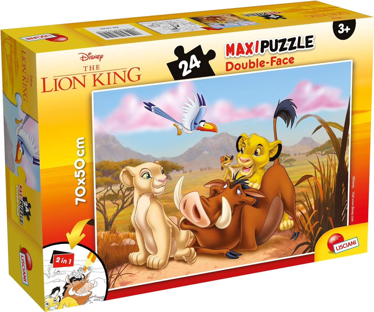 Lisciani 74105 Lion King PUZZLE, Multicolour