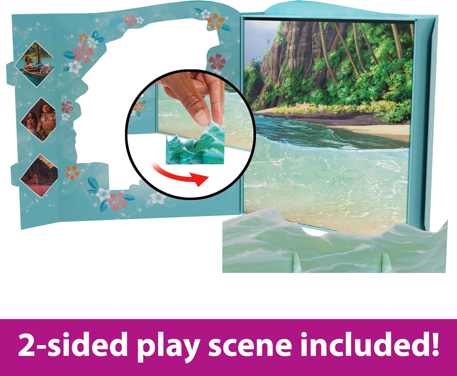 Mattel Disney Princess Toys, Moana Story Pack with 6 Key Characters, Small Dolls, Figures and Accessories Inspired by Disney Movies, Gifts for Kids, HLW90 - Image 4