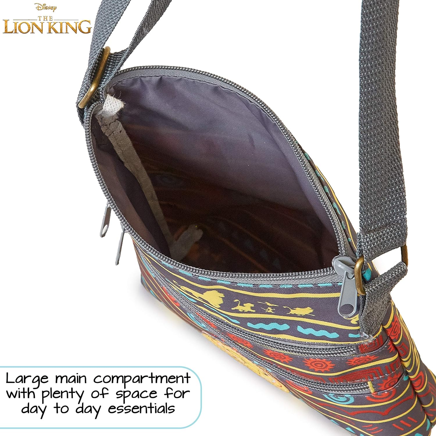 Disney Lion King Bag, Cross Body Bag For Girls And Women, Mini Messenger Bag, Ladies Small Shoulder Bag With Adjustable Crossbody Strap, Ladies Handbags, Gifts For Her - Image 5