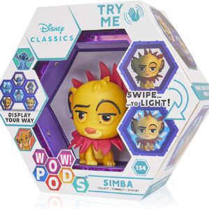 WOW! PODS Simba - Lion King | Official Disney Classic Light-Up Bobble-Head Collectable Figure
