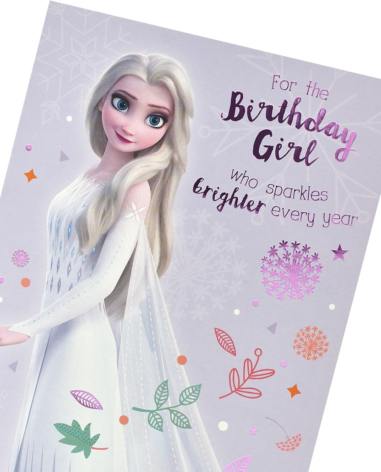 Princess Elsa Birthday Card - Disney Princess Birthday Card - Frozen Birthday Girl Card - Birthday Card Girls - Image 4